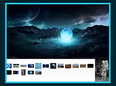 PS创意合成科幻场景宇宙探索
