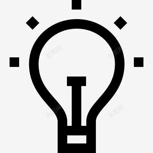 电灯泡灯泡想法图标 补充 icon 标识 标志 UI图标 设计图片 免费下载 页面网页 平面电商 创意素材-花瓣网