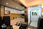 二房二厅现代欧式风格中户型86平方米房屋厨房整体橱柜装修效果图