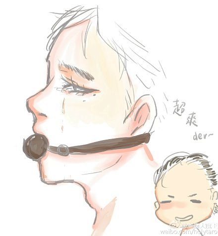 #青宇# 口球太污了画不下去了啊啊啊啊啊...