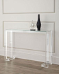 Clearview Console pretty for the stair wall in the dining room