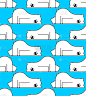 北极熊的睡眠模式是无缝的。野兽是沉睡背景。矢量纹理