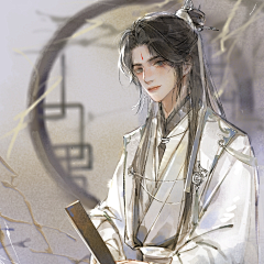 雨探花采集到男头像古风