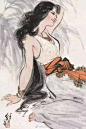 刘继卣国画人物作品欣赏-2
刘继卣（1918——1983），新中国连环画奠基人，是中国近现代美术史上卓有成就的人物画、动物画一代宗师。《鸡毛信》、《武松打虎》、《大闹天宫》、《朝阳沟》等等这些耳熟能详的连环画都出自他的手。 ​​​​