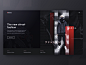Promo Page Design for a Fashion Platform tech industrial fashion clean website geometry layout urban experiment ux ui zajno