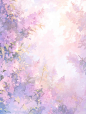 梦幻的紫色花朵 可商素材底图 - 小红书