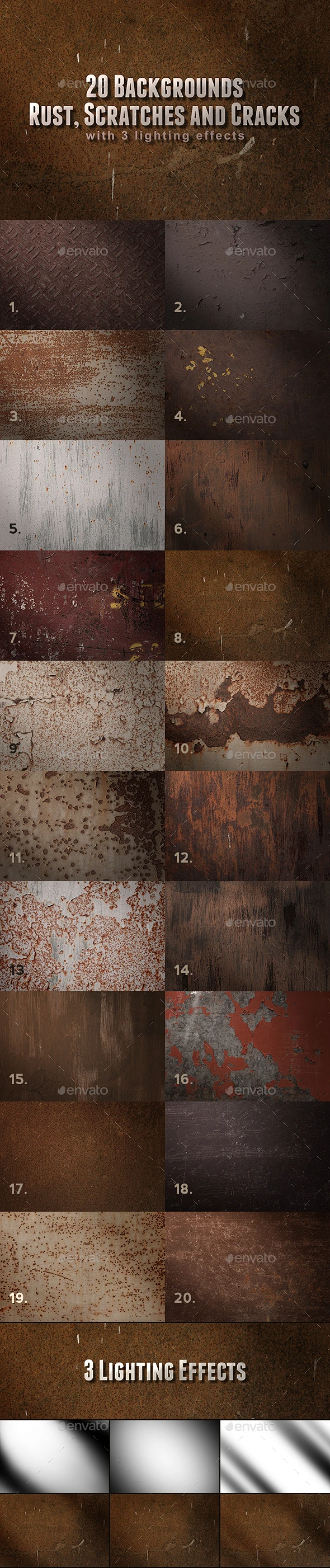 金属锈蚀、划痕和裂纹背景——金属材质Metal Rust, Scratches and Cracks Backgrounds - Metal ...