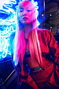 #杂志大片# Grazia Australia September 2016 : #Fernanda Ly# by David Mandelberg.澳大利亚版《Grazia》九月新刊-“Neon Nights”霓虹夜晚.由澳洲华裔“粉发”利献灵演绎.