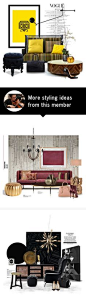 "Elizabeth..." by gloriettequartet on Polyvore featuring interior, interiors, interior design, ev, home decor, interior decorating, Curioos, Ligne Roset, Sia ve Kartell