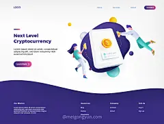 新兴互联网业务落地页插画素材 Industries - Illustrations Pack :  