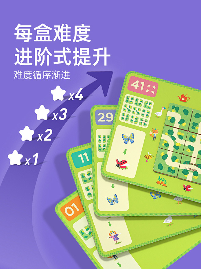 mideer弥鹿桌游儿童益智玩具专注力推...