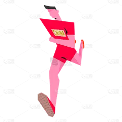 卡通感文体娱乐人物元素