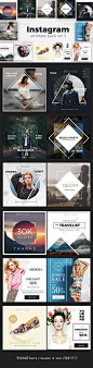 Instagram Ultimate Pack Vol 3 - Social Media Web Elements