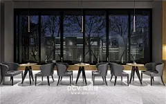 西安高级灰格调餐厅设计E LIGHT B LIGHT眼镜&amp;咖啡