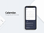 Calendar UI app ui