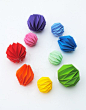 #DIY Folded origami decorations