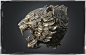 Stone lion, wenbin xie : Engraving models in ZBrush, drawing textures in Substance Painter