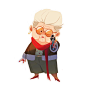 Grandma. 
_
_
#drawing #painting #animation #design #conceptart #illustration #그림 #characterdesign #doodle #character #art #일러스트 #grandma #gang