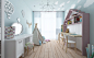 Children's room for two sisters