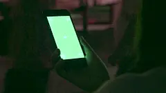绿屏上的春节