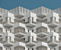 架空中庭，朱拉隆功国王纪念医院护士宿舍 / Plan Architect,© Panoramic Studio