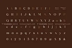 Movek Noiya现代优雅大牌经典时尚品牌logo海报杂志标题英文字体下载_颜格视觉
