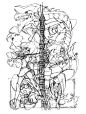 mdmnarca_jnklog : artbooksnat:<br/>“ Little Witch Academia (リトル ウィッチ アカデミア) Series’ creator Yoh Yoshinari (吉成曜) originally illustrated this piece for the September 2013 issue of Ultra Jump, giving the cast a more painterly...