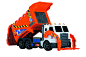 Amazon.com: Dickie Toys Light and Sound Garbage Truck: Toys & Games