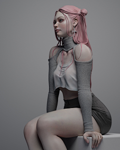 Ghost_6采集到女性人体姿势