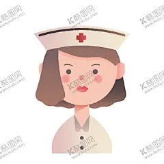 卡通头像 【酷图网】矢量素材,海报素材,手绘插图,图标,图形,卡通人物,人物头像,头像,2D头像,男孩,教师,医生,教授,工程师,护士,职业头像