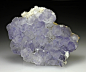 Fluorite with Anhydrite from Mexico