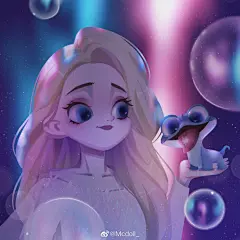无签名的Elsa拿去
头像委托大家不要私用哦～
转发抽一个小朋友画小人哈
不是头像别看错惹[米奇比心][米奇比心][米奇比心]

#procreate##插画##手绘##冰雪奇缘2# ​​​#头像# ​ O抽奖详情 ​​​​