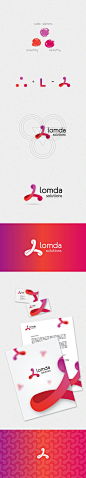 lomda by Maroš Em, via Behance | #corporate #branding #creative #logo #personalized #identity #design #corporatedesign < repinned by www.BlickeDeeler.de | Have a look on www.LogoGestaltung-Hamburg.de