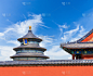 天坛,北京,过去,风景,中国,寺庙,屋檐,亭台楼阁,纪念碑,天空