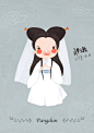 by:胖墩
#儿童插画
白娘子q版