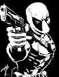 Deadpool Black & White: 