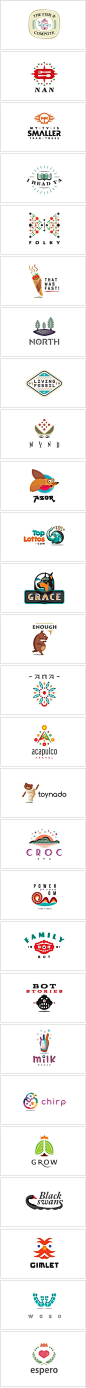 【早安Logo！一组卡通元素的logo设计】@啧潴要穷游四方哈哈 更多创意Logo请戳→http://t.cn/zTzjpDx