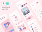 粉色风格社交app ui .fig素材下载 - 豆皮儿