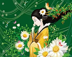 古风养生花茶系列包装设计