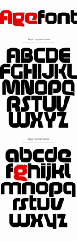 AGE Free Font | Fontfabric™