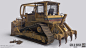 Bulldozer - Gold Rush: The Game, Aleksander Przewoźniak : Model of P9H XL Bulldozer made for 
Gold Rush: The Game 
Fully functional in game. 

This vehicle also appears on Gold Rush: The Game artbook cover.

Highpoly and lowpoly modeled in 3dsMax, baking 