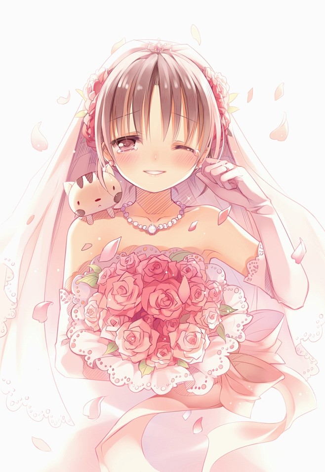 动漫の婚纱