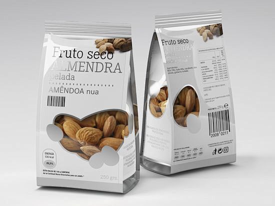 Fruto seco坚果类食品包装欣赏