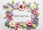 春季美丽花卉边框高清背景Spring Beautiful Floral#031003