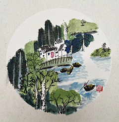 邦子Zbang采集到水墨画