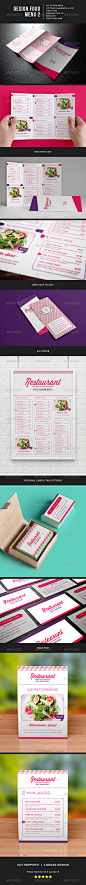 Design Food Menu 餐厅菜单报价单食品手册设计素材模板源文件-淘宝网