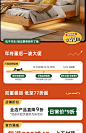 北欧实木高箱储物床收纳胡桃色现代简约橡木小户型1.8m1.5双人床-tmall.com天猫