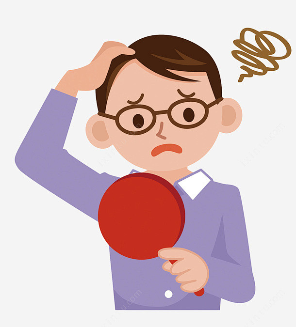 脱发困扰的中年人矢量图高清素材 免费下载 设计图片 页面网页 平面电商 创意素材 png素材