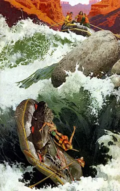 美国画家 &lt;wbr&gt;-- &lt;wbr&gt;罗伯特.麦金尼斯艺术插画 &lt;wbr&gt;（海报篇）