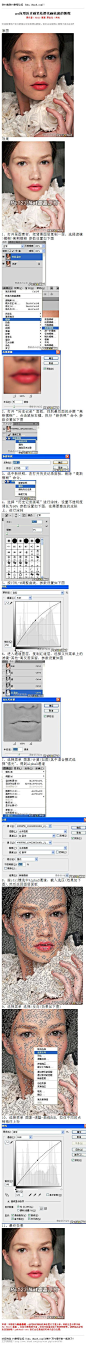 #磨皮教程#《photoshop应用历史画笔给漂亮MM祛斑的教程》 原图 效果 1、打开原图素材，把 背景 图层 复制一层。选择 滤镜 模糊高期模糊 参数设置如下图 2、打开“历史记录”面板，找到最后面的步骤“高斯模糊 教程网址：http://www.16xx8.com/plus/view.php?aid=26760&pageno=all